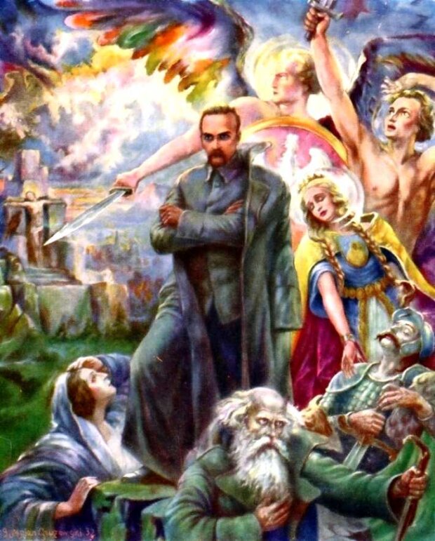 Apoteozja Józefa Piłsudskiego. Marian Grużewski. Źr. arch. autora
