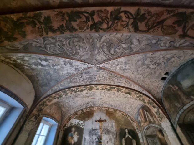 Pałac Kazanowskich - XVII-wieczne freski po konserwacji. Fot. Arch. autorki