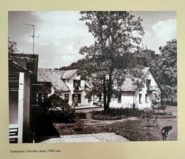 Arkadia - dziedziniec około 1990 roku. Fot. arch. Arkadii