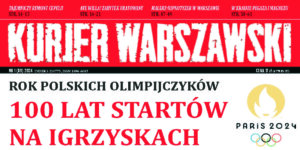 Kurier Warszawski - część okładki z nr 1 w 2024 r.