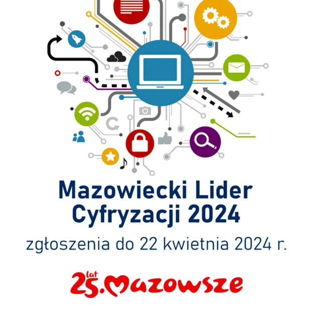 Mazowiecki Lider Cyfryzacji - plakat