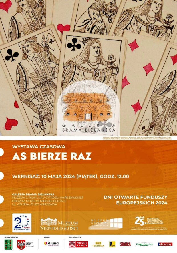 As bierze raz - plakat wystawy. Fot. Muzeum Niepodległości