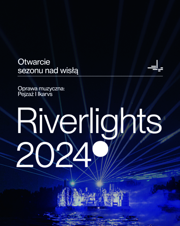 Riverlights 2024 - Parada oświetlonych łodzi na warszawskiej Wiśle (plakat). mat. prasowy