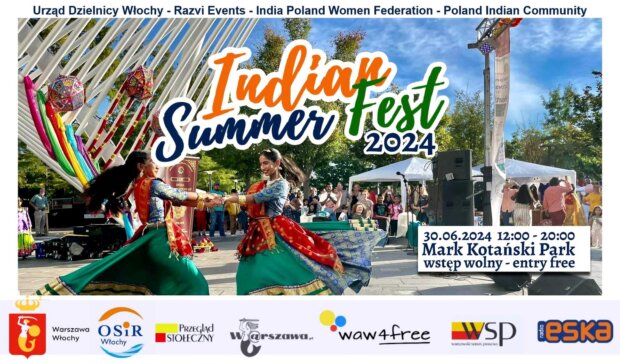 Indian Summer Fest 2024. - plakat. Fot. Razvi Events