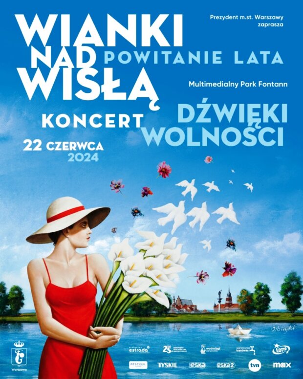 Plakat Wianki nad Wisłą - R. Olbinski