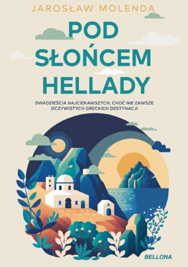Pod słońcem Hellady okładka książki