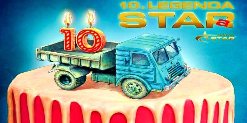 10. Legenda Stara. Część plakatu, autor Marcin Bondarowicz (2024). Fot. Mat. prasowy