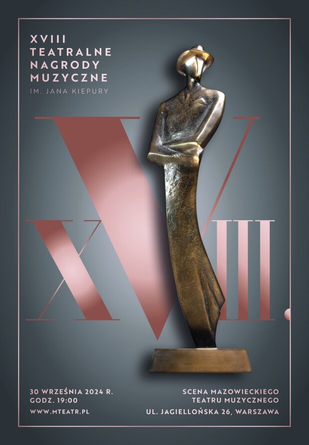 XVIII Teatralne Nagrody Muzyczne 2024 plakat