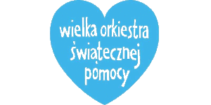 Niebieskie Serce Wielkiej Orkiestry Świątecznej Pomocy. Fot. WOŚP