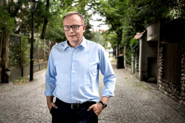 Tomasz Mencina na Bielanach. Fot. FB Tomasza Menciny