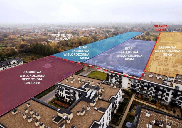 Plan zabudowy rejonu ul. Dobka Etap I + II. Fot. Mat prasowy