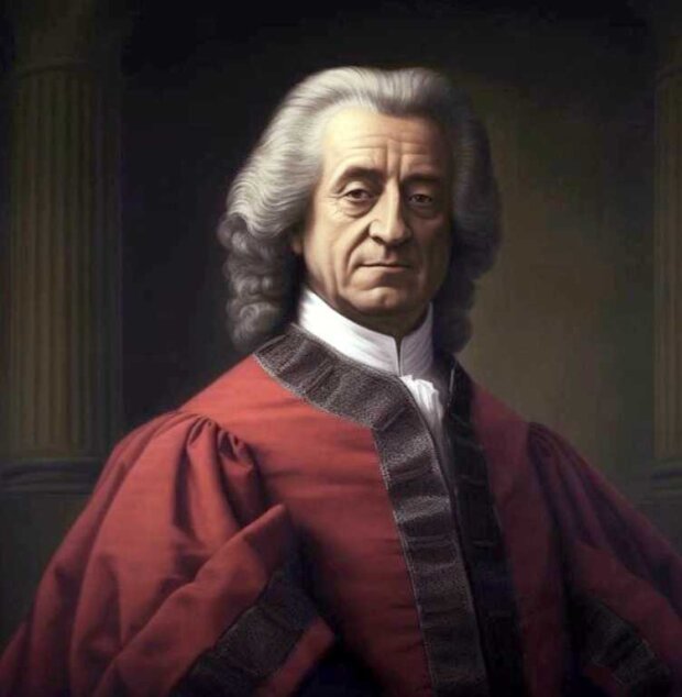 Tomaso Giovanni Albinoni portret (ur. 8 VI 1671 w Wenecji, zm. 17 I 1751 w Wenecji). źr. YT