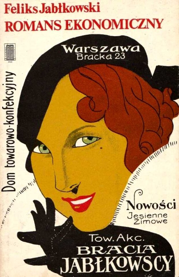 Książka "Romans ekonomiczny" Feliksa Jabłkowskiego - okładka. Źr. One.Bid.pl