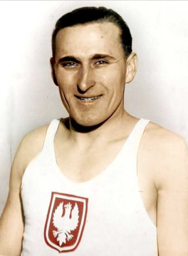 Janusz Kusociński Mistrz Olimpijski z 1932 roku w Los Angeles. Fot. źr. NAC