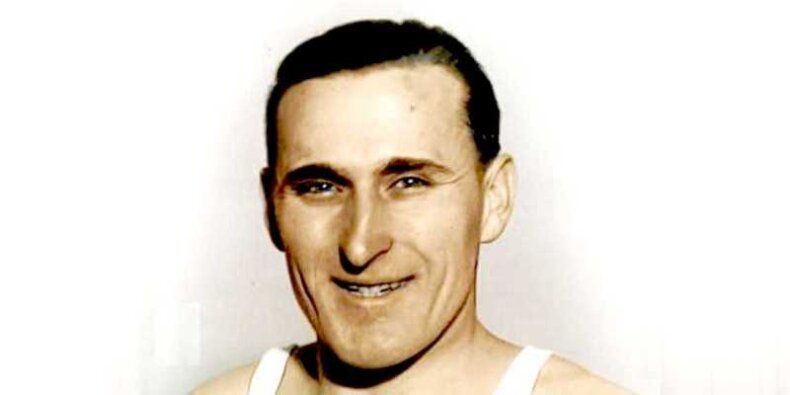 Janusz Kusociński Mistrz Olimpijski z 1932 roku w Los Angeles. Fot. źr. NAC