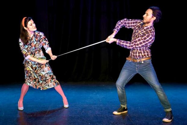 Szaleństwo we dwoje - Oni. Fot. Teatr 2 Strefa