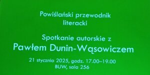 Powiślański przewodnik literacki fragment planszy