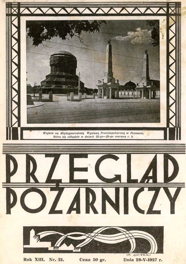 Przegląd Pożarniczy R13, 1927, nr 2, strona 1. Źr. JBC UJ