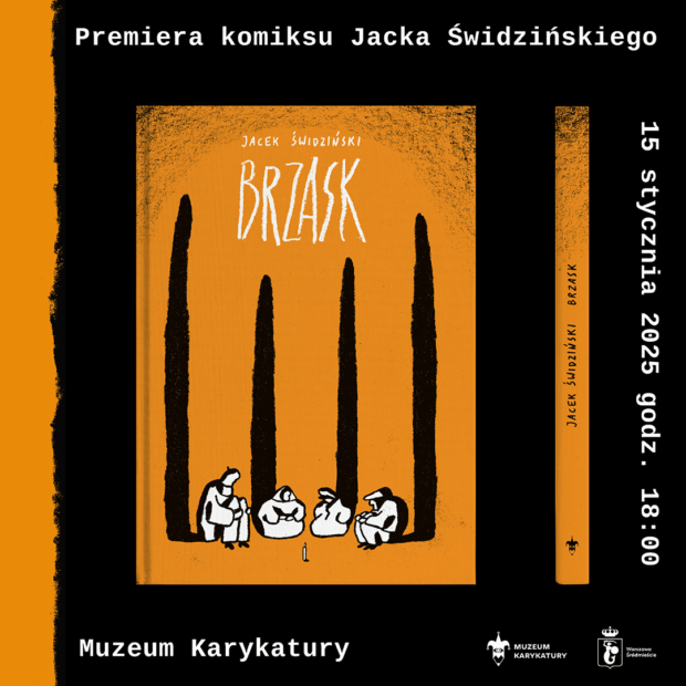 Reklama komiksu Brzask autorstwa Jacka Świdzińskiego. mat. prasowy