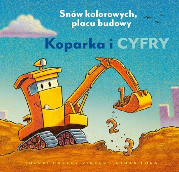 Koparka i cyfry okładka książki