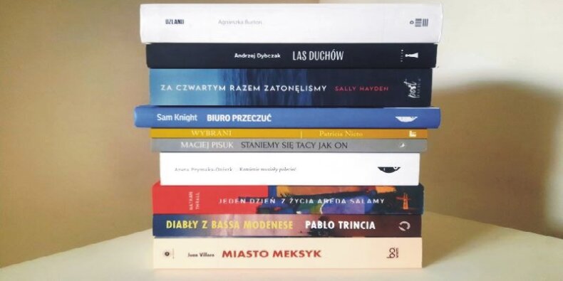 Książki wybrane do 16. Nagrody Ryszarda Kapuścińskiego. Fot. mat. prasowy.