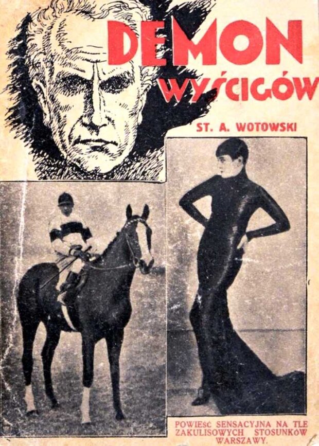 Okładka książki St. A. Wotowskiego pt. Demon wyścigów. Fot. archiwum autora