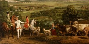 Z okładki Stolicy nr. 3-4 2025 - ''Widok łąk wilanowskich'', 1775 r., olej na płótnie Bernardo Bellotto (1722–1780). Fot. Zamek Królewski