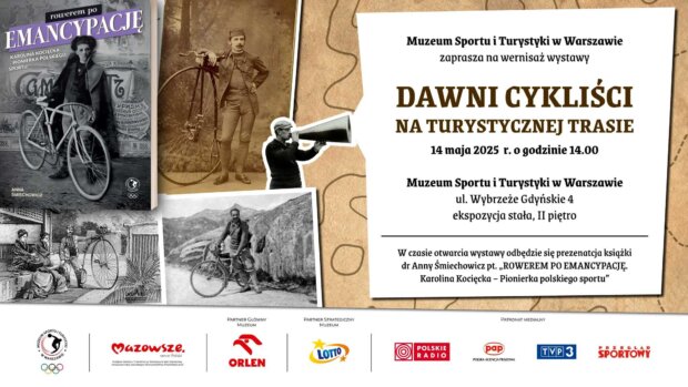 Dawni cykliści na turystycznej trasie - Wystawa w MSiT. Fot. mat. prasowy