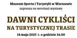 Dawni cykliści na turystycznej trasie