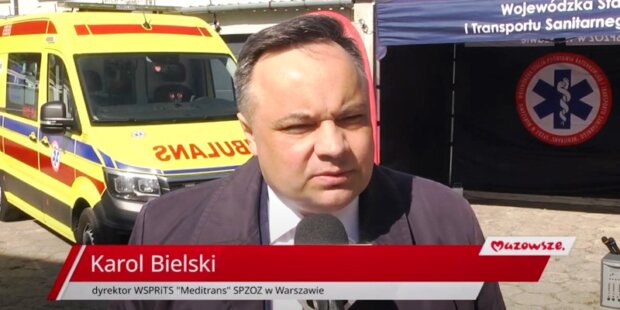 Karol Bielski dyrektor WSPRITS Meditrans w Warszawie. Fot. UMWM