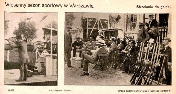 Strzelnica przy ul. Czerniakowskiej - pierwsza połowa XX wieku. Fot. Saryusz Wolski (arch. autora)