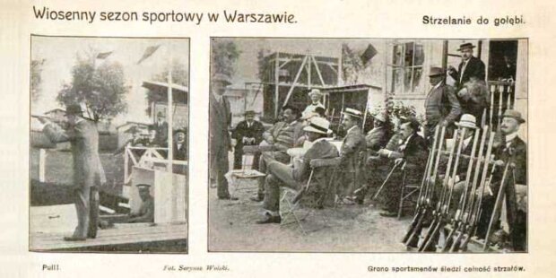 Strzelnica przy ul. Czerniakowskiej - pierwsza połowa XX wieku. Fot. Saryusz Wolski (arch. autora)