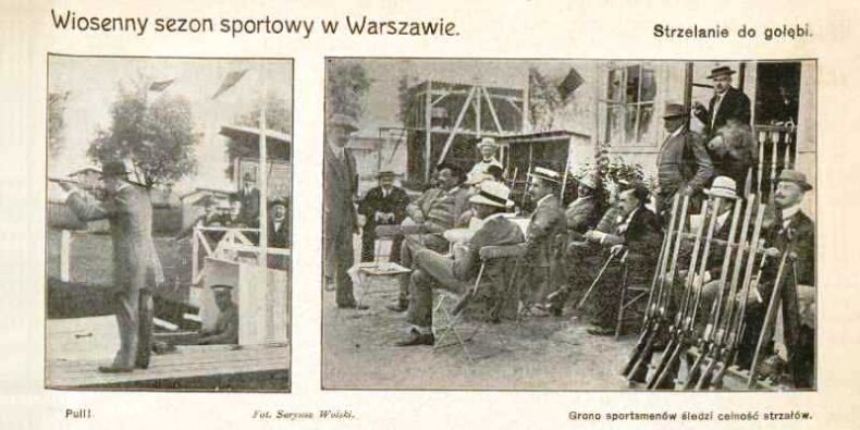 Strzelnica przy ul. Czerniakowskiej - pierwsza połowa XX wieku. Fot. Saryusz Wolski (arch. autora)