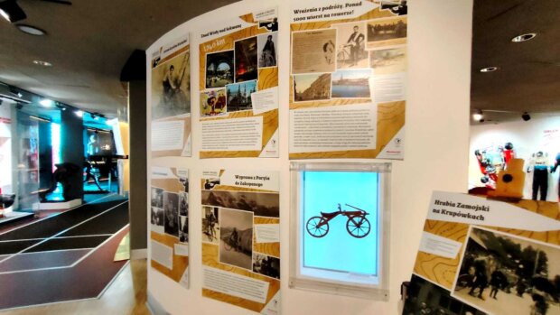 Wystawa Dawni Cykliści na turystycznej trasie - Muzeum Sportu i Turystyki w Warszawie