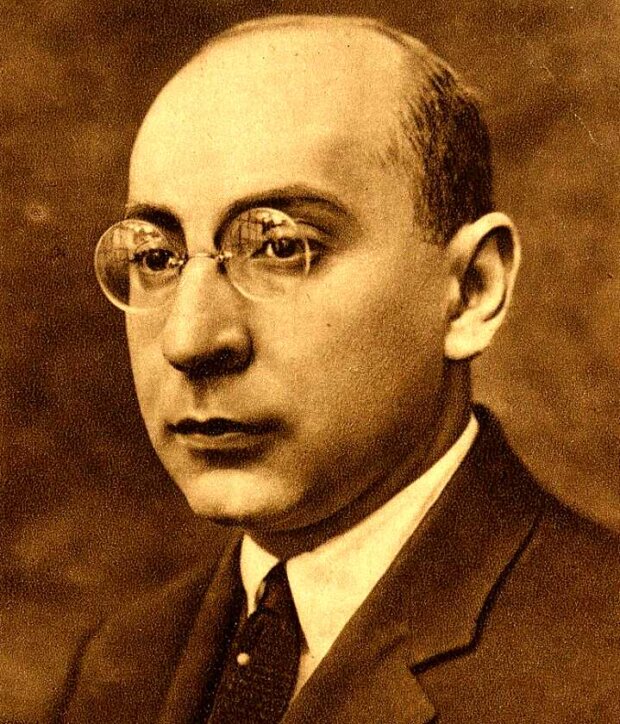 Antoni Słonimski - pocztówka z 1933 r. Fot. Arch. autora