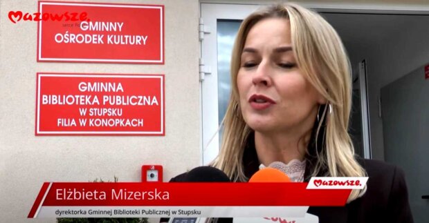 Elżbieta Mizerska - dyrektorka Gminnej Biblioteki Publicznej w Stupsku. Fot. UMWM