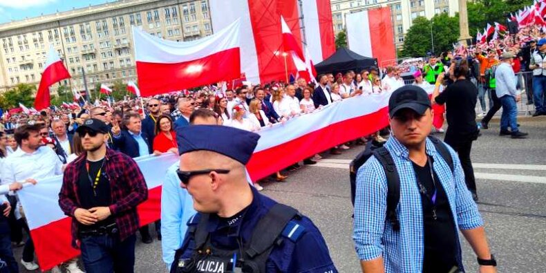 Marsz Trzaskowskiego - 25 maja 2025 r. Fot. Warszawa.pl
