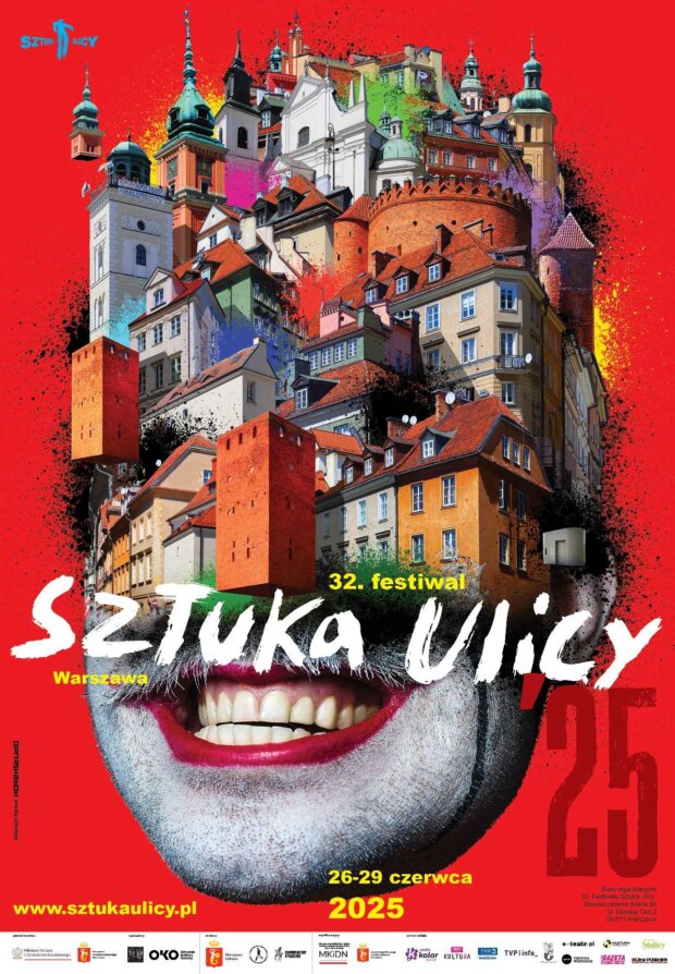 Festiwal Sztuka Ulicy 2025 - plakat. Fot. mat. prasowy