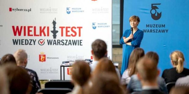 Wielki Test Wiedzy o Warszawie - Karolina Ziębińska, Dyrektor Muzeum Warszawy. Fot. Bartosz Buk
