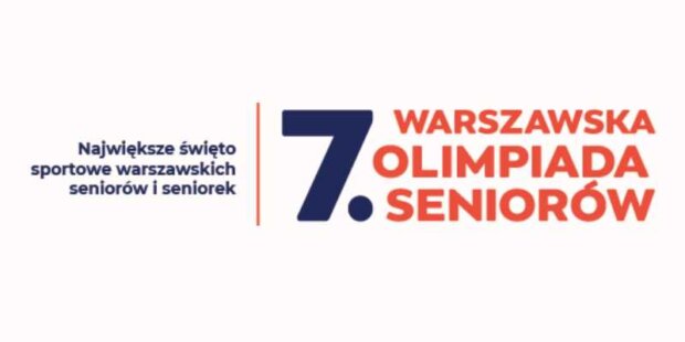 Warszawska Olimpiada Seniorów - plakat. UM Warszawy