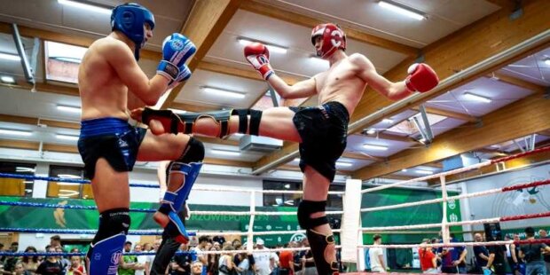 Kickboxing - zawodnicy na ringu. Fot. Marcin Selerski (mat. prasowy) 800