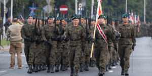 Wojsko Polskie - próba generalna defilady na Wisłostradzie w Warszawie. Fot. Marcin Banaszkiewicz