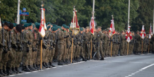 Wojsko Polskie - próba generalna defilady na Wisłostradzie w Warszawie. Fot. Marcin Banaszkiewicz