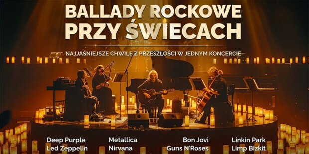 Ballady przy świecach fragment plakatu