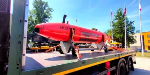 Dziennikarze w 1. WBPanc. - Marynarka Wojenna - autonomiczny pojazd podwodny HUGIN – AUV. Fot. Michał Pawlik