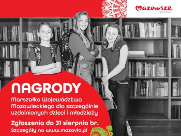 Konkurs - nagrody dla uzdolnionych uczniów i młodzieży. Fot. UMWM