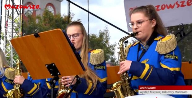 Mazowsze dla orkiestr - występ Miejskiej Orkiestry Moderato z Warki. Fot. UMWM