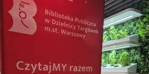 Fragment bilboardu Biblioteki