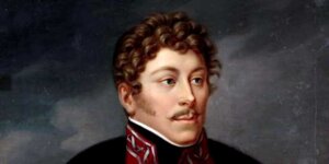 Fragment portretu Jana Leona Hipolita Kozietulskiego