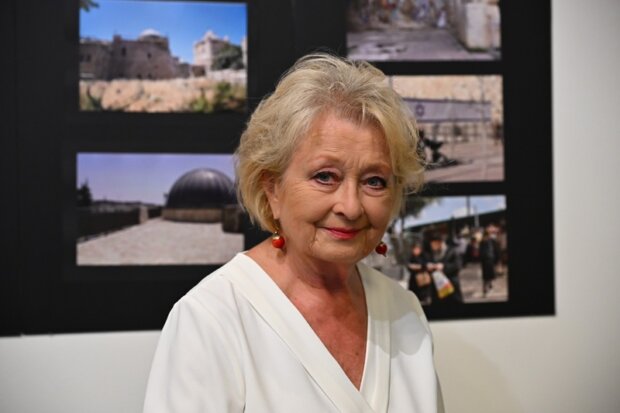 Magdalena Zawadzka podczas spotkania